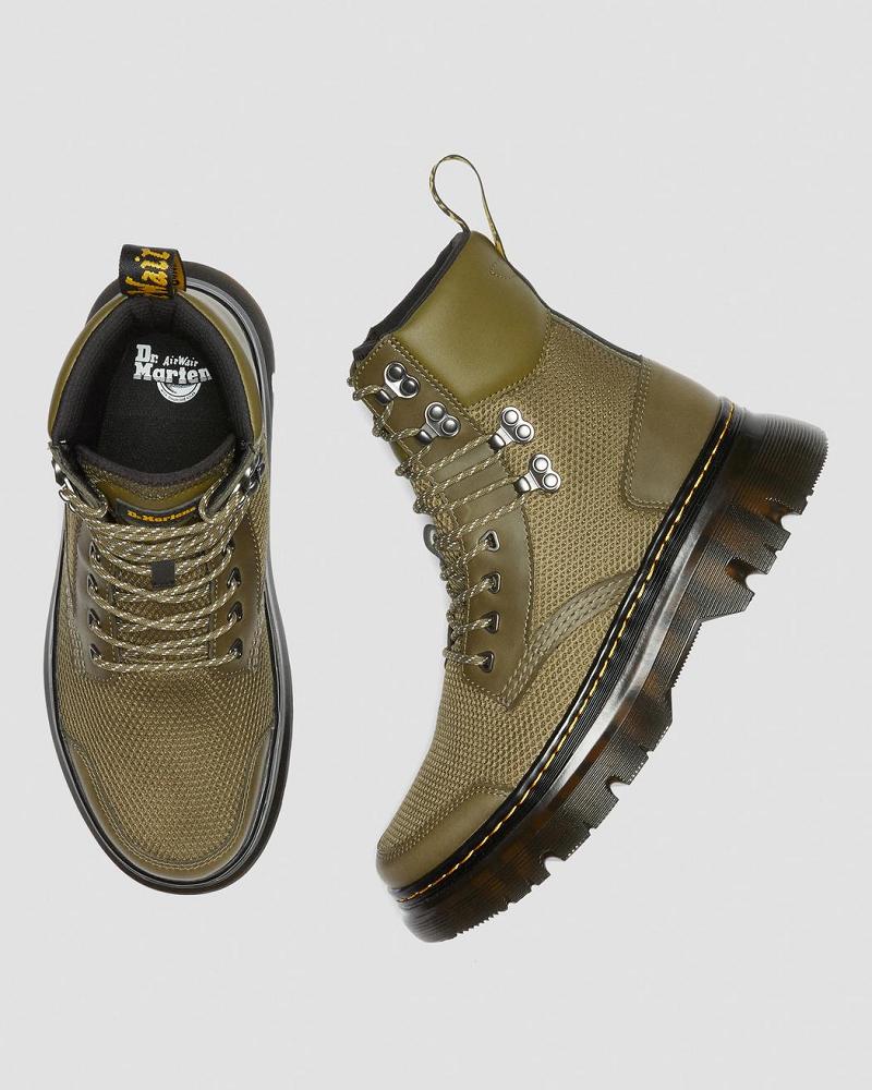 Men's Dr Martens Tarik Toe Guard Utility Ankle Boots Olive / Skin | AU 449YXF